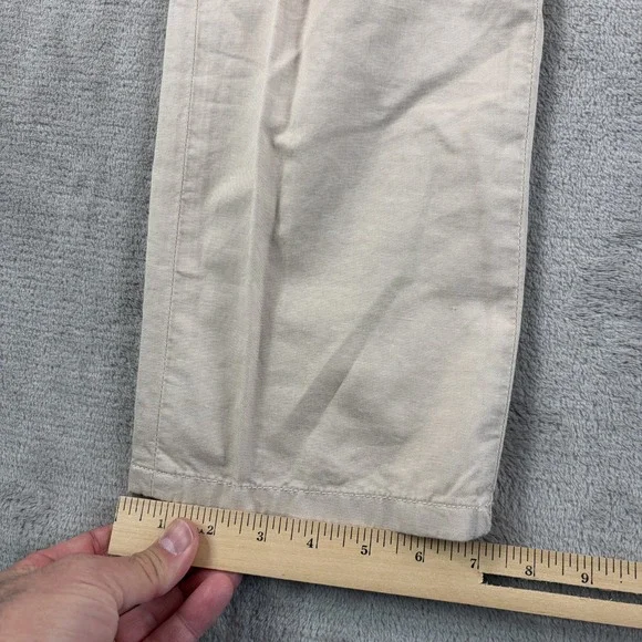 Peter Millar Crown Crafted Somerset Pants Sand 38x34 Linen Blend Golf NWT $225